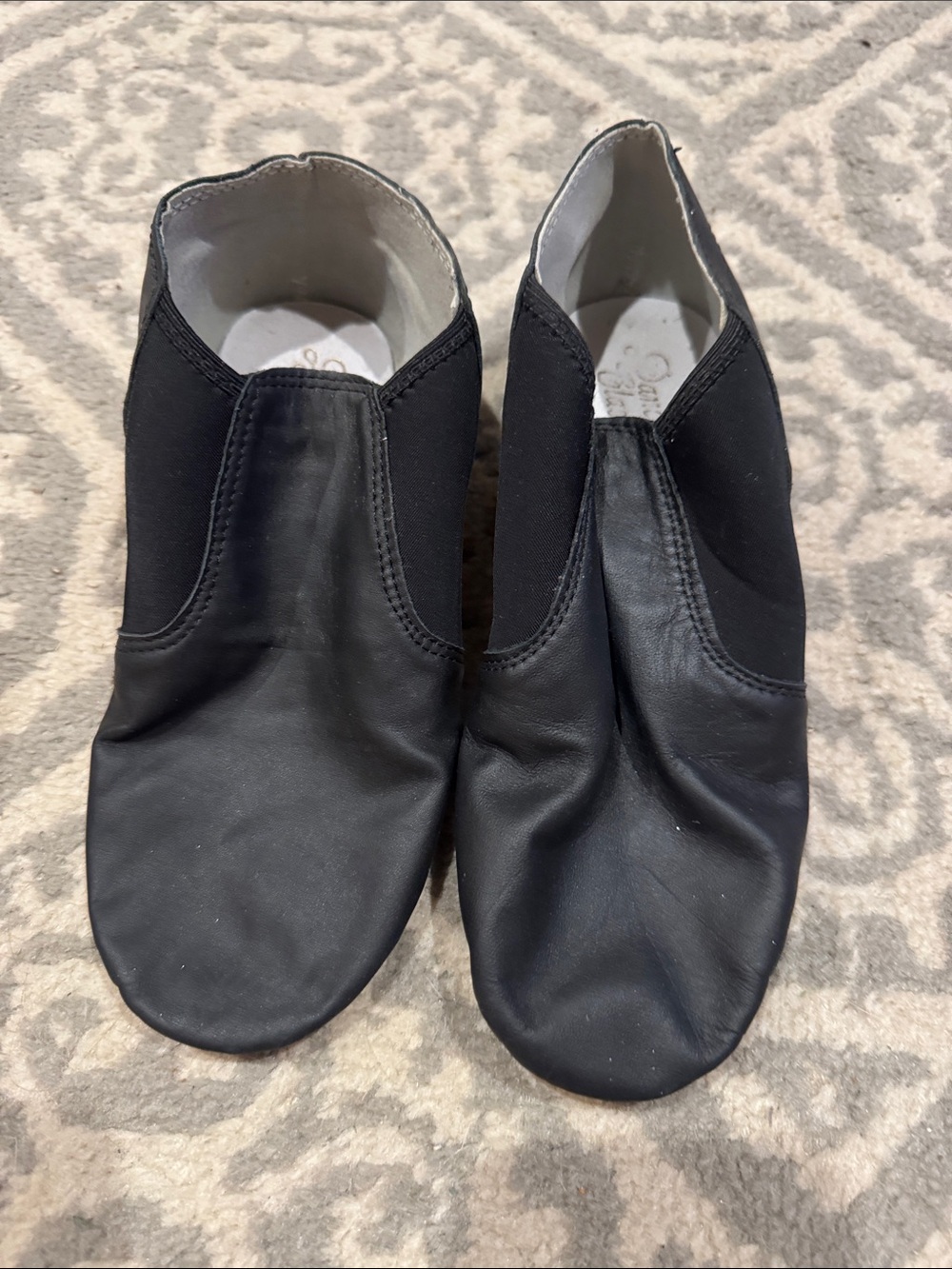 Dance Class Black Slip-On Jazz/Ballet Dance Shoes